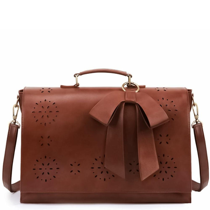Isabella | Floral Charm Laser-Cut Satchel