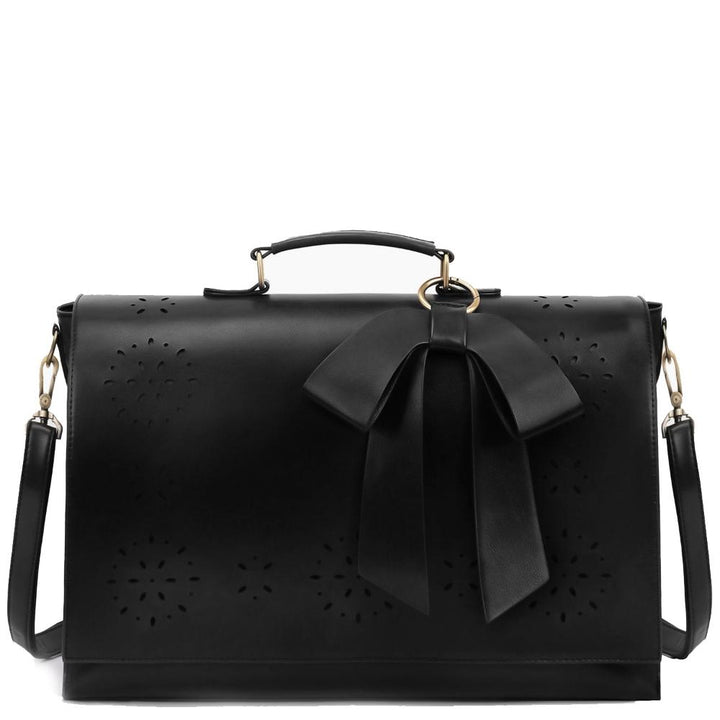 Isabella | Floral Charm Laser-Cut Satchel
