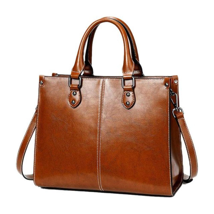 Samantha | Sophisticated Everyday Leather Tote Bag