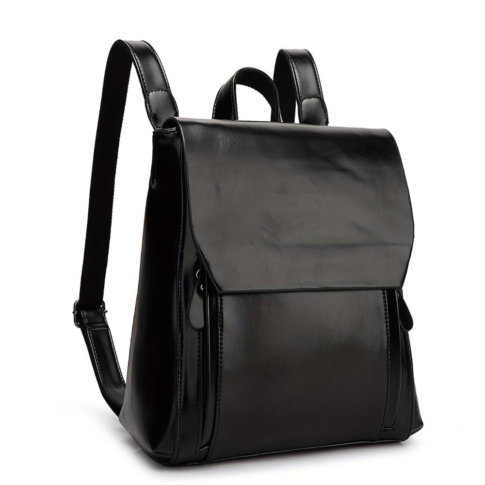 Sarah | Chic Padded Leather Backpack
