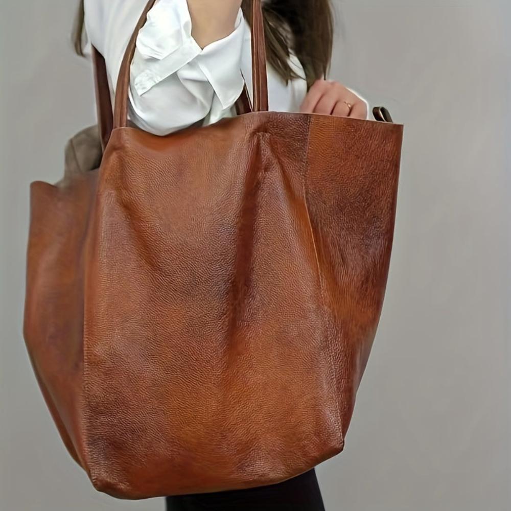 Leila | Classic Roomy Soft Tote Bag