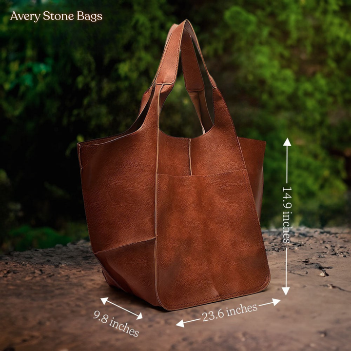 Diana | Vintage Refined Leather Shoulder Bag