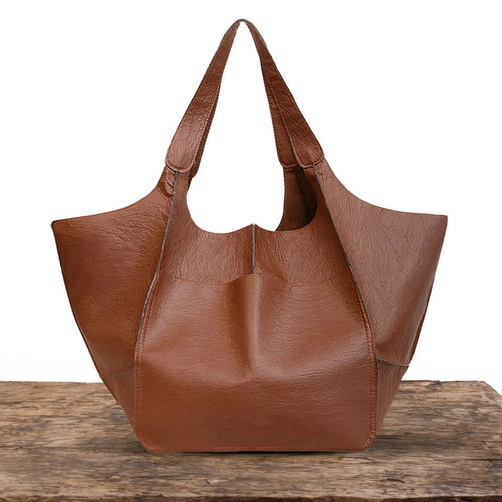 Diana | Vintage Refined Leather Shoulder Bag
