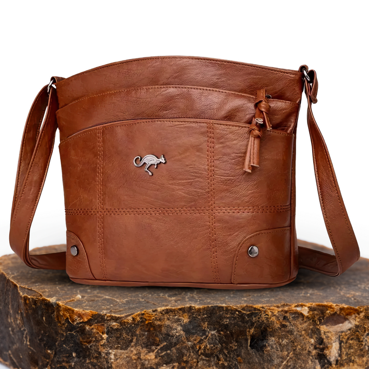 Danica | Rustic Full-Grain Leather Shoulder Bag
