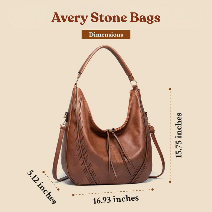 Veronica | Elegant Multi-Pocket Leather Shoulder Bag