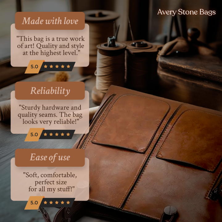 Adriana | Polished Timeless Leather Shoulder Bag