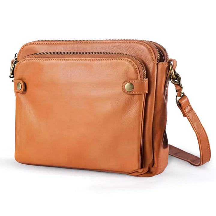 Vivian | Luxe Spacious Leather Shoulder Bag