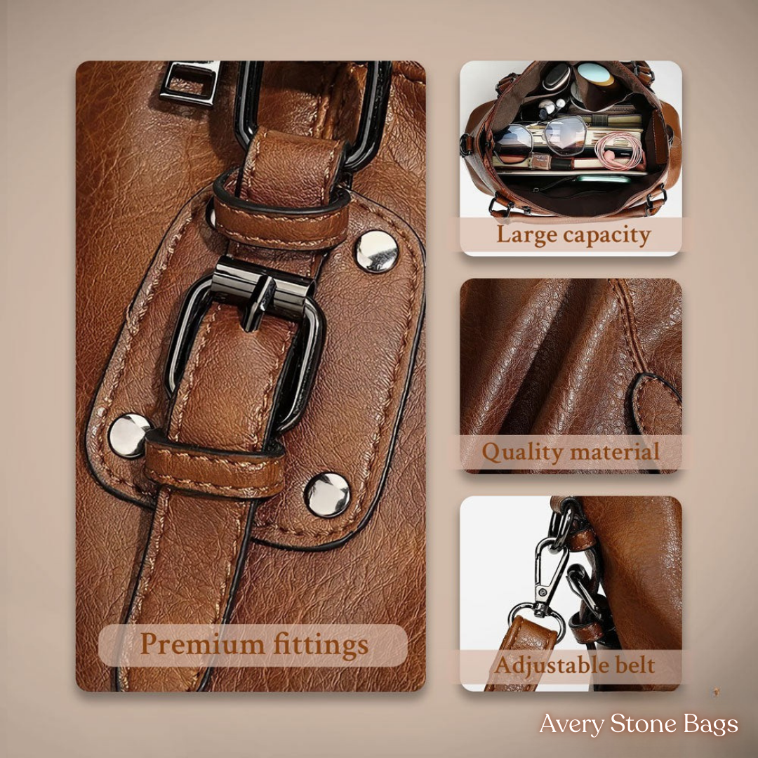 Camille | Elegant Durable Leather Shoulder Bag