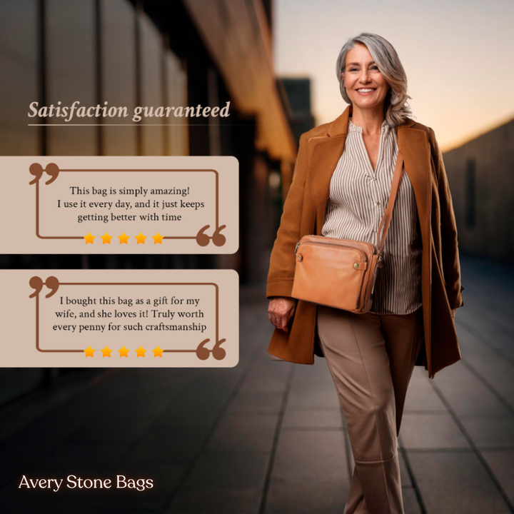 Vivian | Luxe Spacious Leather Shoulder Bag