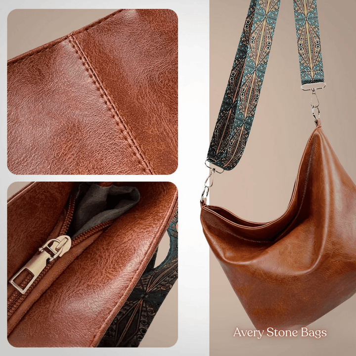 Isabella | Vintage Elegant Leather Shoulder Bag