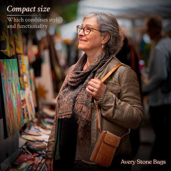 Leona | Graceful Minimalist Leather Crossbody