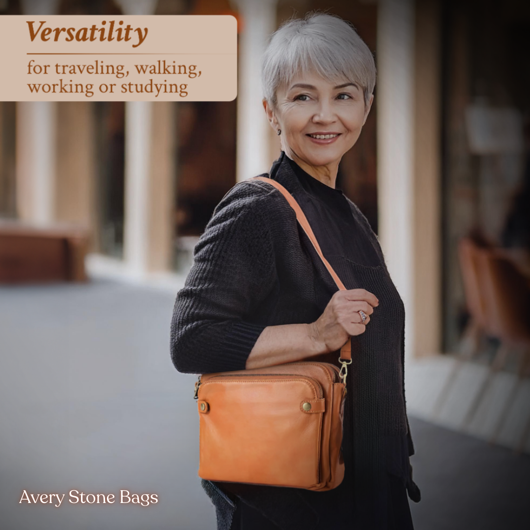 Vivian | Luxe Spacious Leather Shoulder Bag