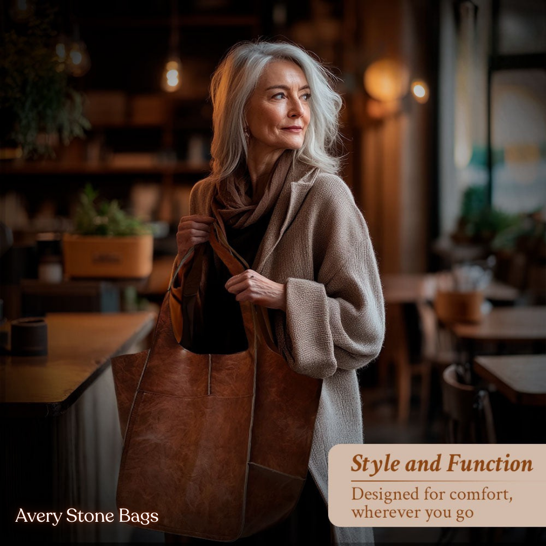 Diana | Vintage Refined Leather Shoulder Bag