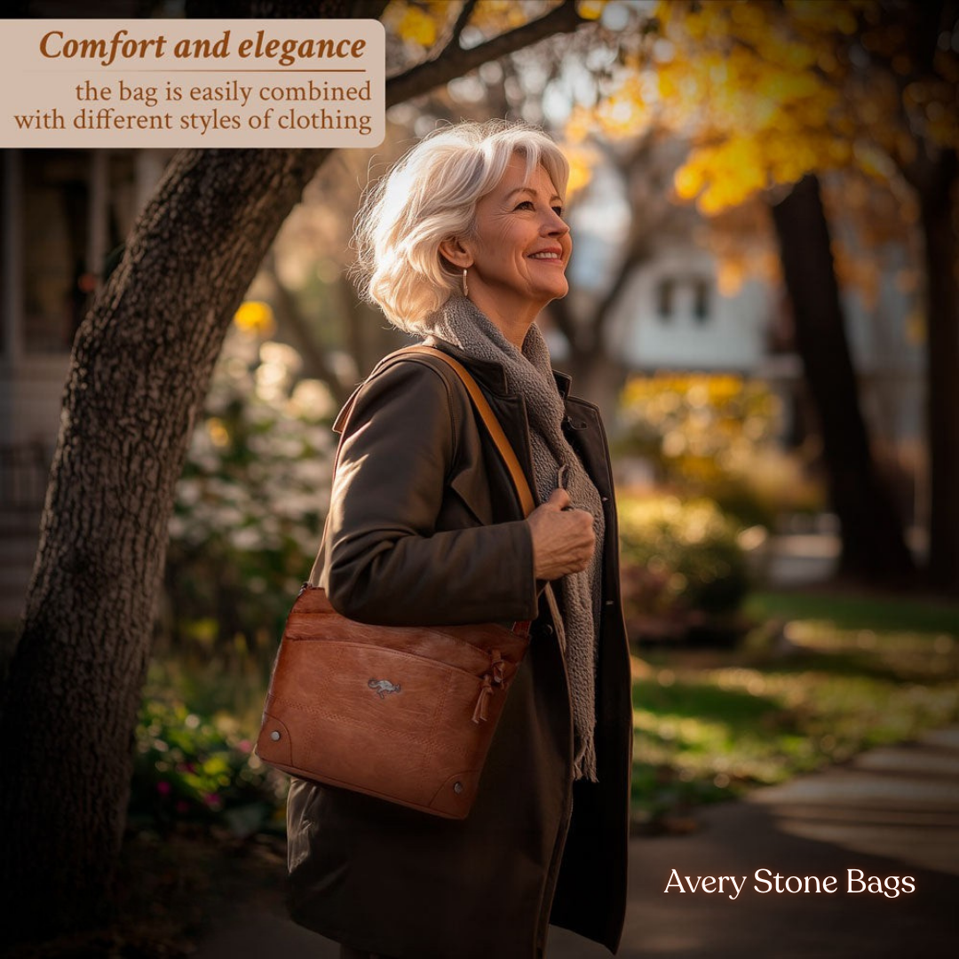 Danica | Rustic Full-Grain Leather Shoulder Bag