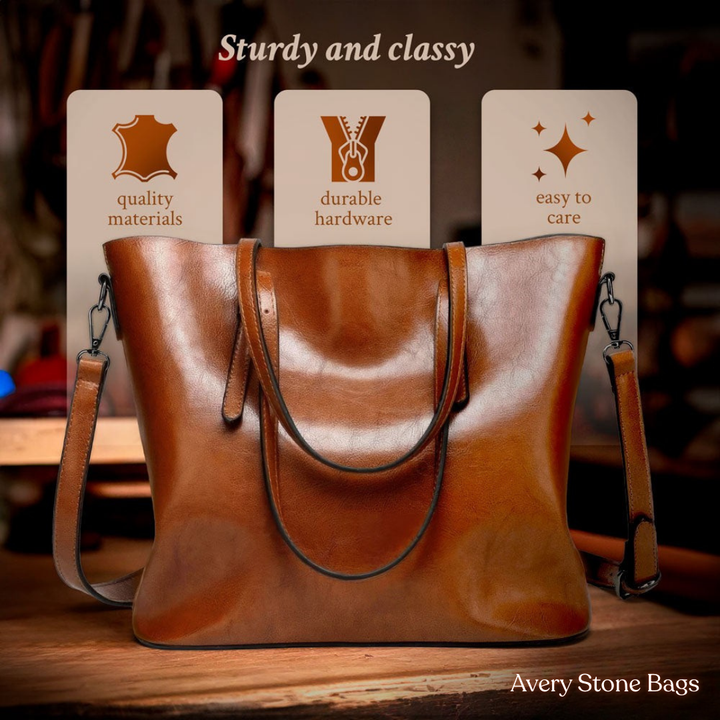 Evelyn | Vintage Luxury Leather Shoulder Bag