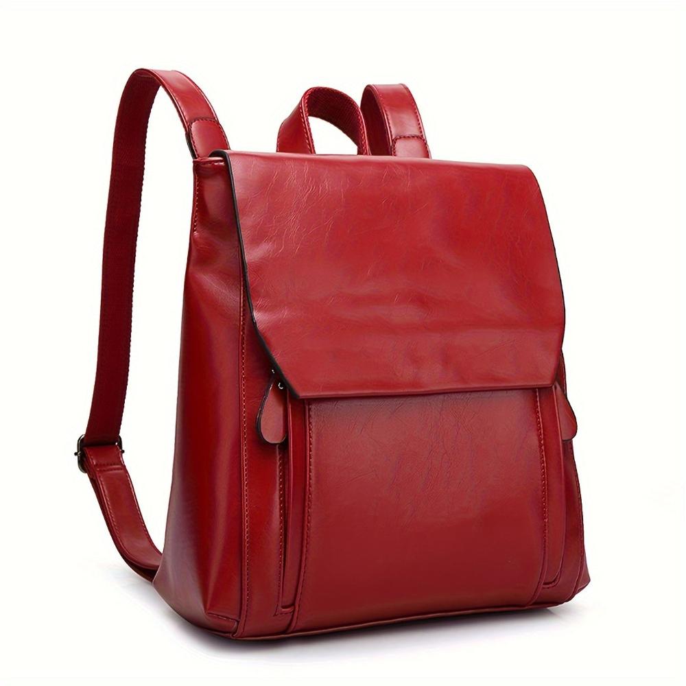 Sarah | Chic Padded Leather Backpack