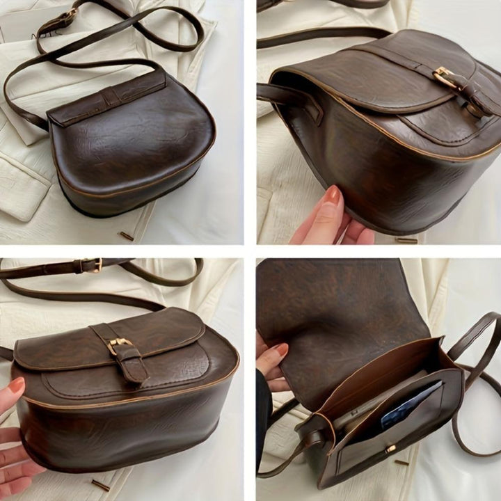 Marina | Refined Chic Crossbody Saddle Bag