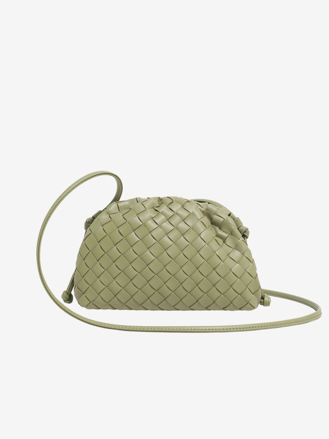 Heleina | Sleek Braided Crossbody Bag