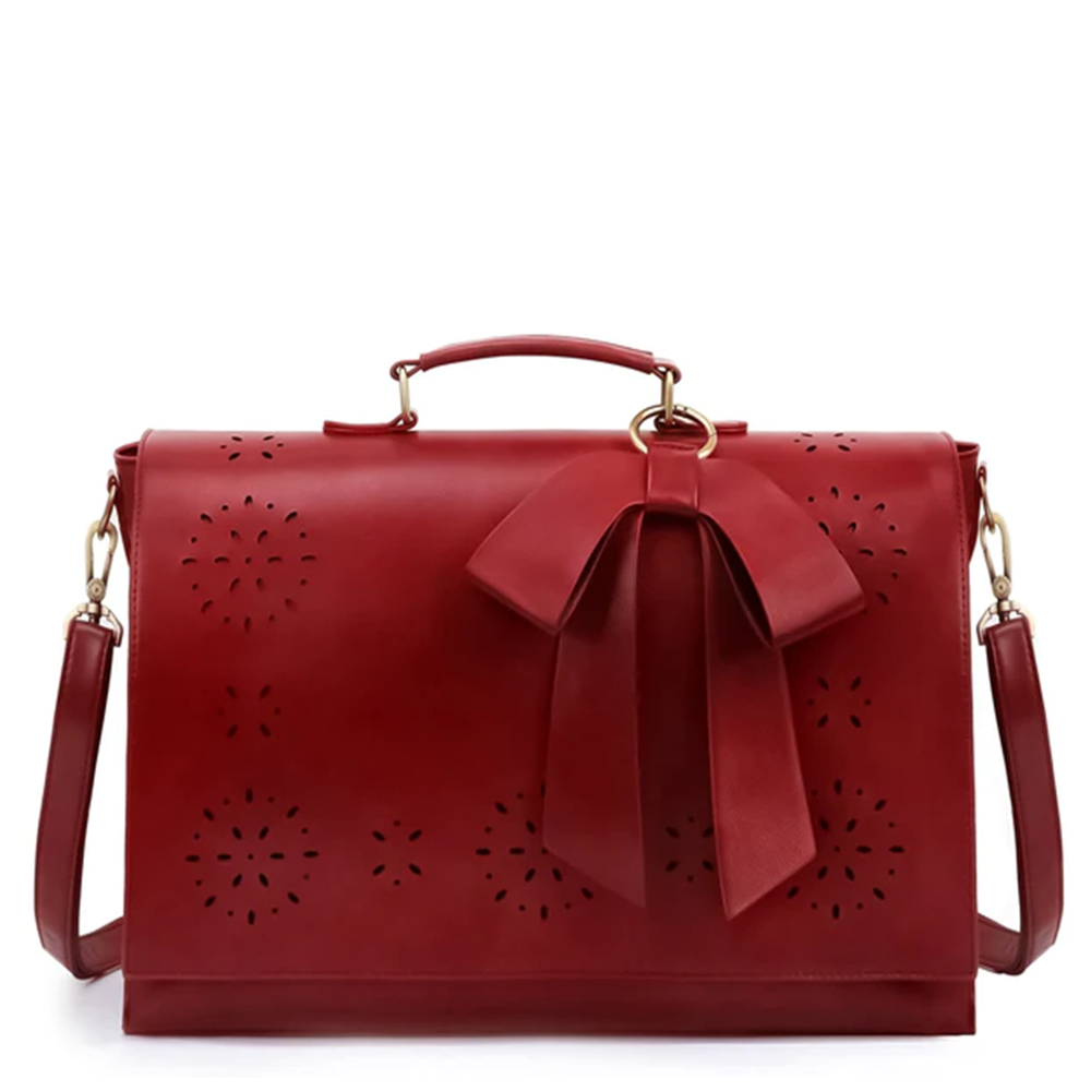 Isabella | Floral Charm Laser-Cut Satchel