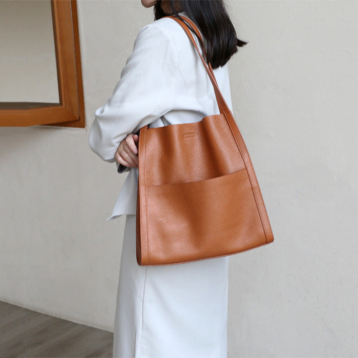 Clarissa | Elegant Structured Leather Tote
