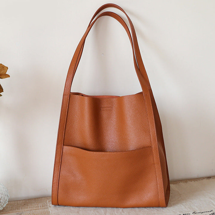 Clarissa | Elegant Structured Leather Tote