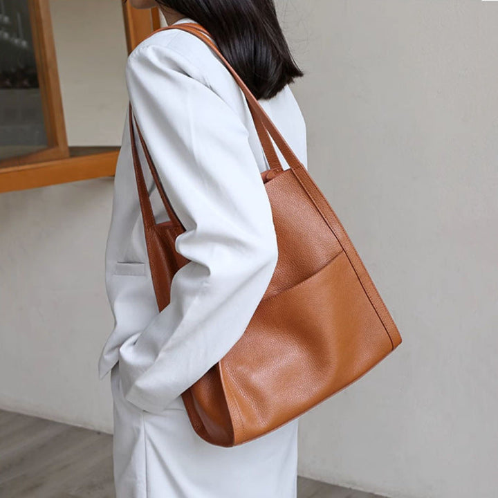Clarissa | Elegant Structured Leather Tote