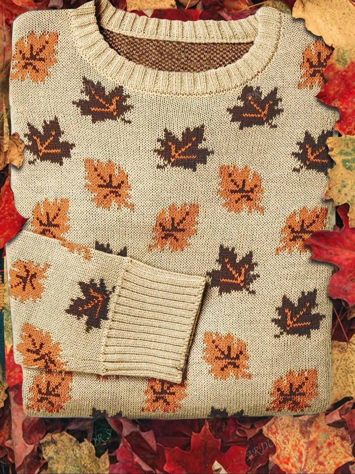Verðandi | Vintage Icelandic Maple Leaf Jumper