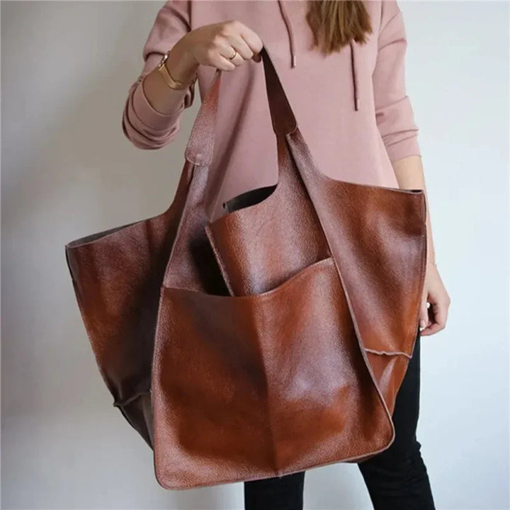 Diana | Vintage Refined Leather Shoulder Bag