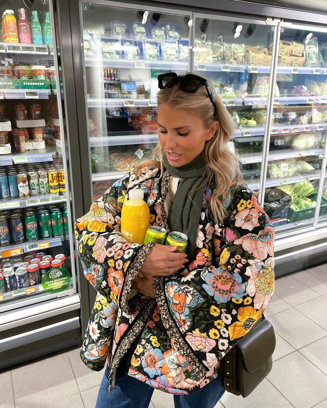 Floral | Women's Quilted Teddy Jacket