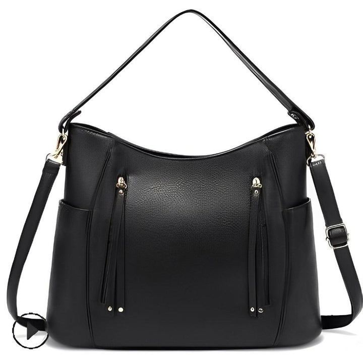 Evelyn | Classic Leather Shoulder Bag