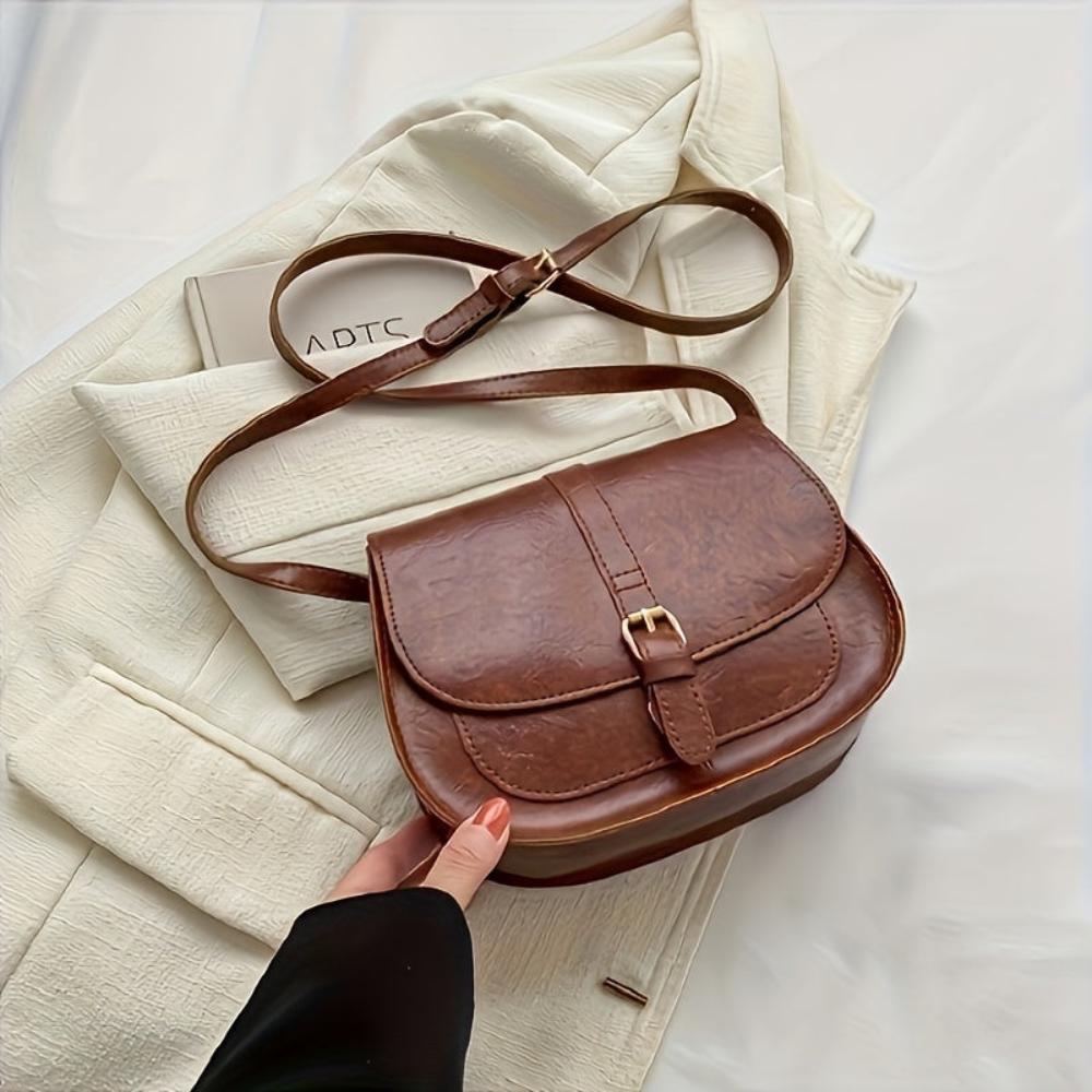 Marina | Refined Chic Crossbody Saddle Bag