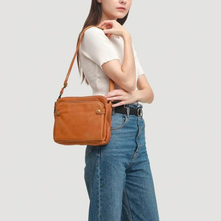 Vivian | Luxe Spacious Leather Shoulder Bag