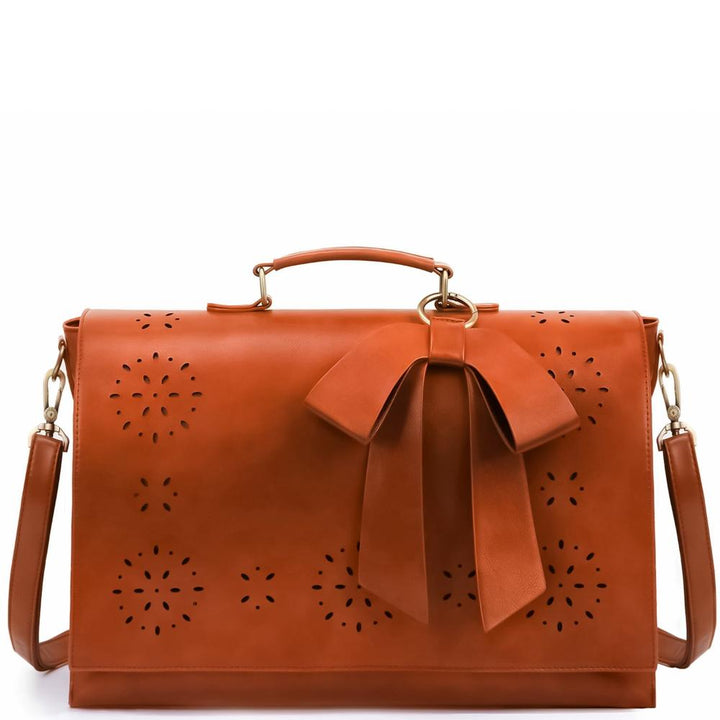 Isabella | Floral Charm Laser-Cut Satchel