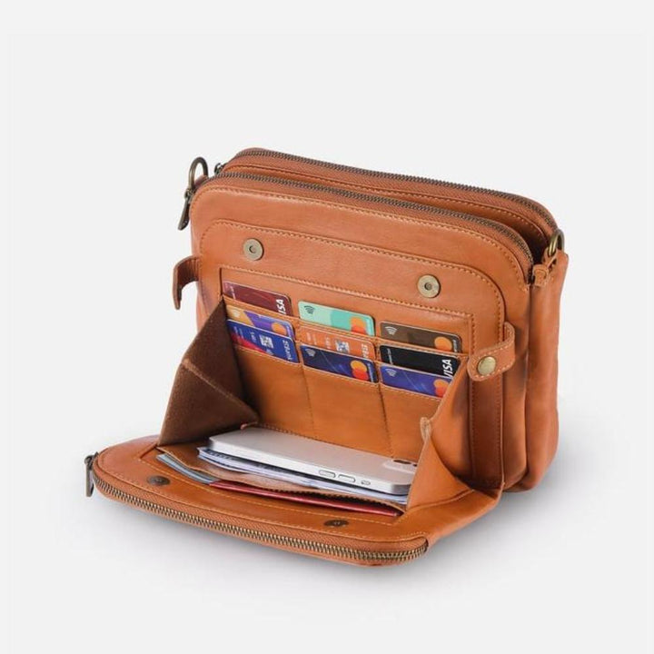 Vivian | Luxe Spacious Leather Shoulder Bag